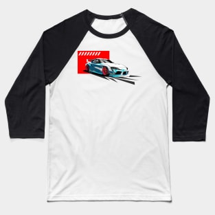 TOYO TA SUPRA LIBRTYWLK CUSTOM ILLUSTRATION Baseball T-Shirt